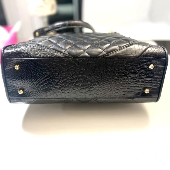 25th Anniversary Edition Black Brahmin Quilted Leather Handbag - Picture 9 of 12